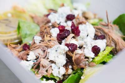 duck cranberry salad from bfd deli in San Diego